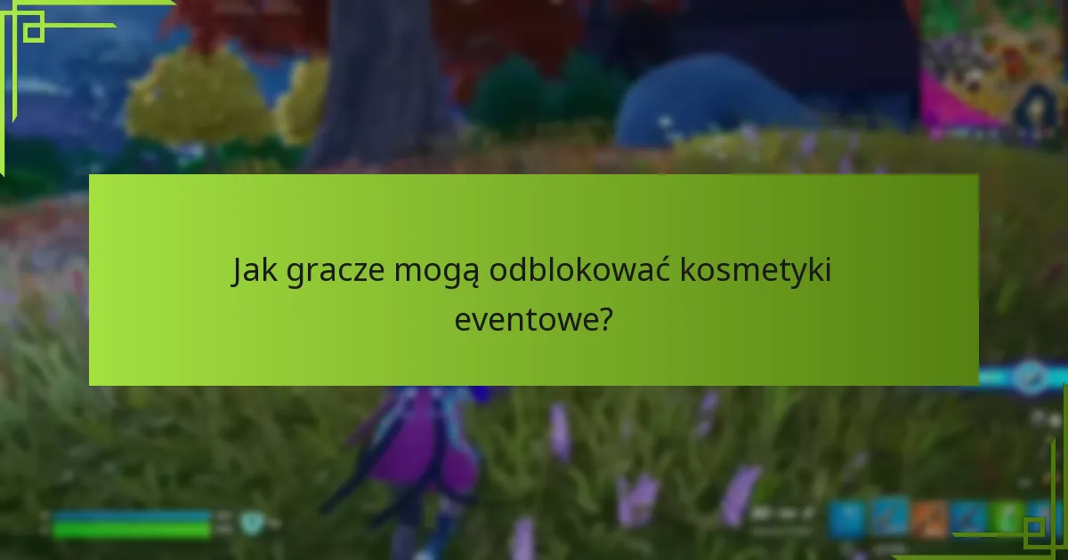 Jak gracze mogą odblokować kosmetyki eventowe?
