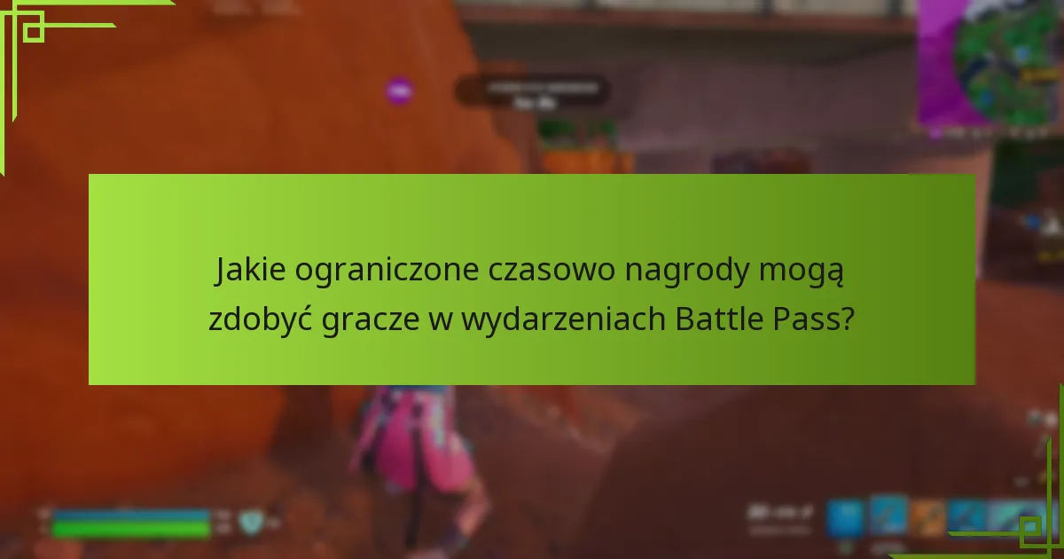 Jakie ograniczone czasowo nagrody mogą zdobyć gracze w wydarzeniach Battle Pass?